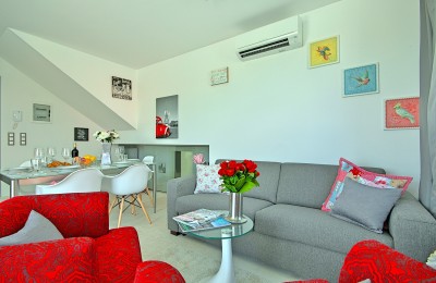 Istra, Vrsar, 800m od morja - Apartma z dvema spalnicama in veliko teraso