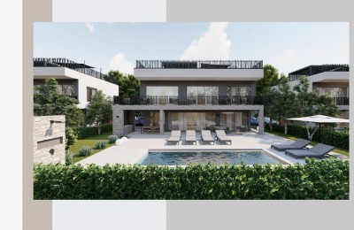 Parenzo - Villa con piscina a 300 metri dal mare - nella fase di costruzione