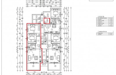 Novo stanovanje - stanovanje v pritličju z 230m2 dvorišča