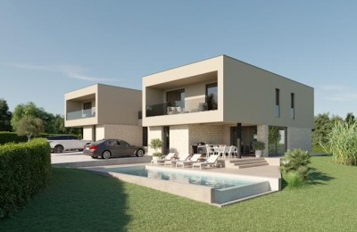 Modern villa with swimming pool 2 km from the sea
