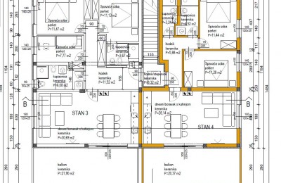 Poreč - Predgrađe -2km do centra  odlična lokacija! Stan sa dvije spavaće sobe, novogradnja!