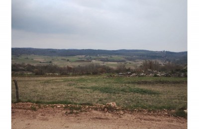Grožnjan, building plot 1153m2 with a panoramic view of nature