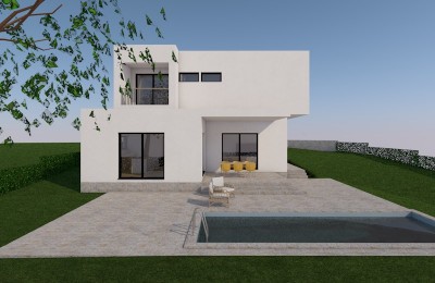 Eine moderne vila in der Istrien im Bau - Poreč