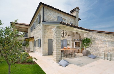 Luxury stone villa in the heart of Istria with a sports zone