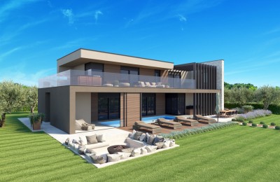 New modern villa near Porec - under construction