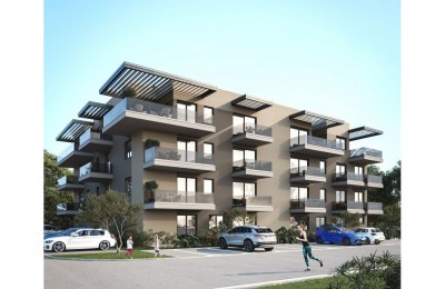Vabriga, apartment with roof terrace - building with elevator!