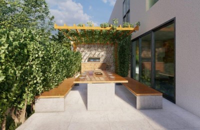 Moderna i kvalitetna dvojna kuća u Poreču - u izgradnji
