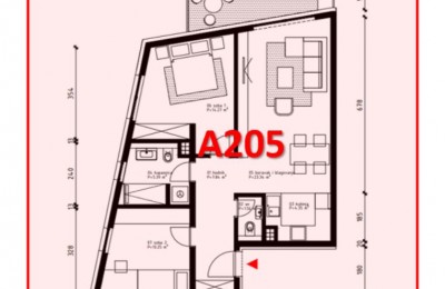 Appartamento moderno al 2° piano, 800 metri dal mare - Parenzo - nella fase di costruzione