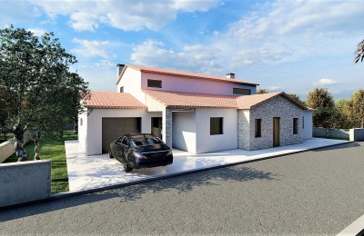 A beautiful villa with a garage in the vicinity of Poreč - under construction