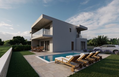 under construction, OPPORTUNITY! Beautiful new family house with swimming pool 2km from the sea!! - under construction