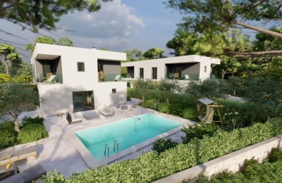 Moderne case bifamiliari con piscina a soli 3 km da Parenzo - nella fase di costruzione