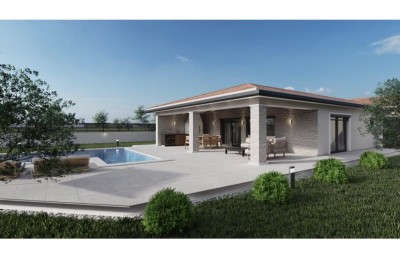 Nova villa sa bazenom , kompletno namještena i opremljena