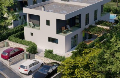 Moderna i kvalitetna dvojna kuća u Poreču - u izgradnji