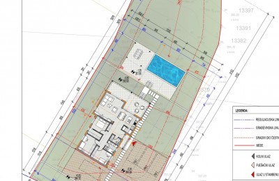 Motovun okolica , Građevinsko zemljište s projektom , okruženo netaknutom prirodom