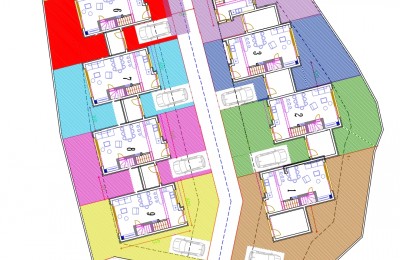 Istria, zona Parenzo - terreno edificabile per la costruzione di 9 ville!!