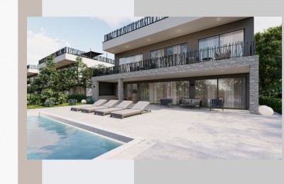 Parenzo - Villa con piscina a 300 metri dal mare - nella fase di costruzione