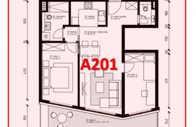 Appartamento moderno al 2° piano, 800 metri dal mare - Parenzo - nella fase di costruzione