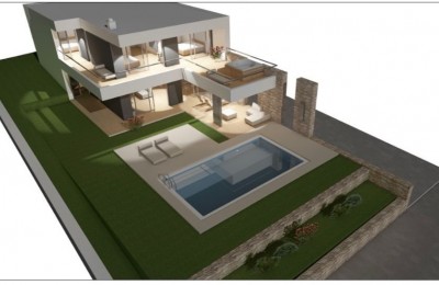 Quality, luxury modern villa located near Porec